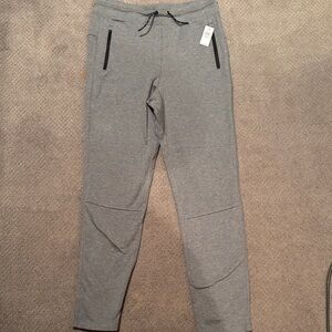 GAP boy’s Light Gray Joggers with Black Accents XXL 12-14 Husky/Plus